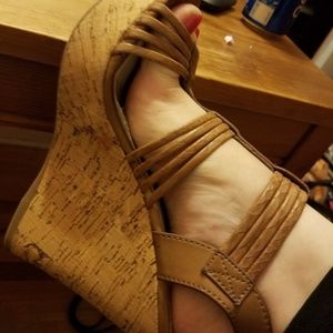 2 pairs of wedge heels... From Aldo and Spring.